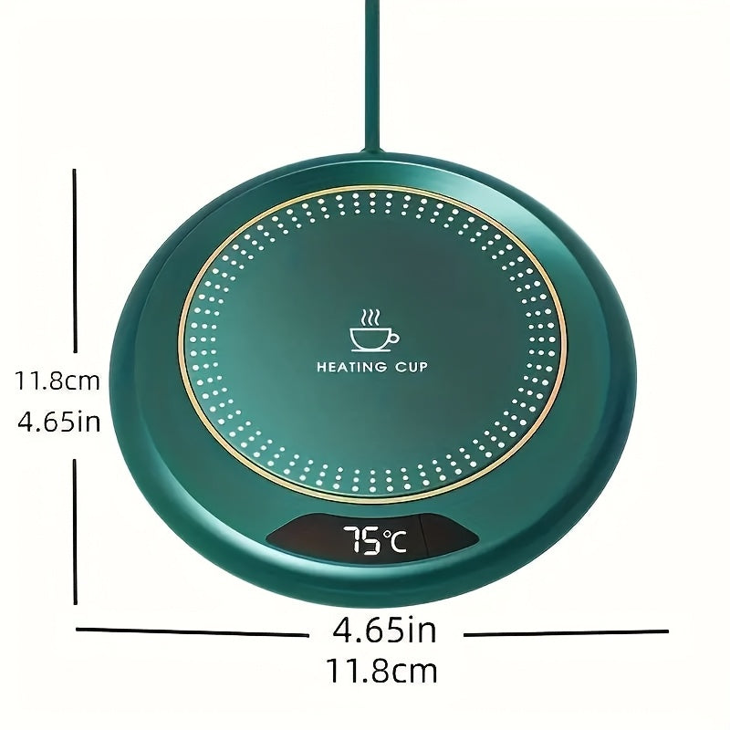Touch-Activated Heating Coaster USB Powered with 3 Temperatures for Office Camping