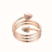 Erkaklar va ayollar uchun mis bilaguzuk va uzuk to'plami - 3 ta mis magnit o'qishli bilaguzuk va uzuklar, 3500 Gauss magnitlar bilan. Bu sozlanadigan mis zargarlik buyumlari Tug'ilgan kunlar yoki Sevgililar kuni uchun mukammal sovg'a bo'ladi.