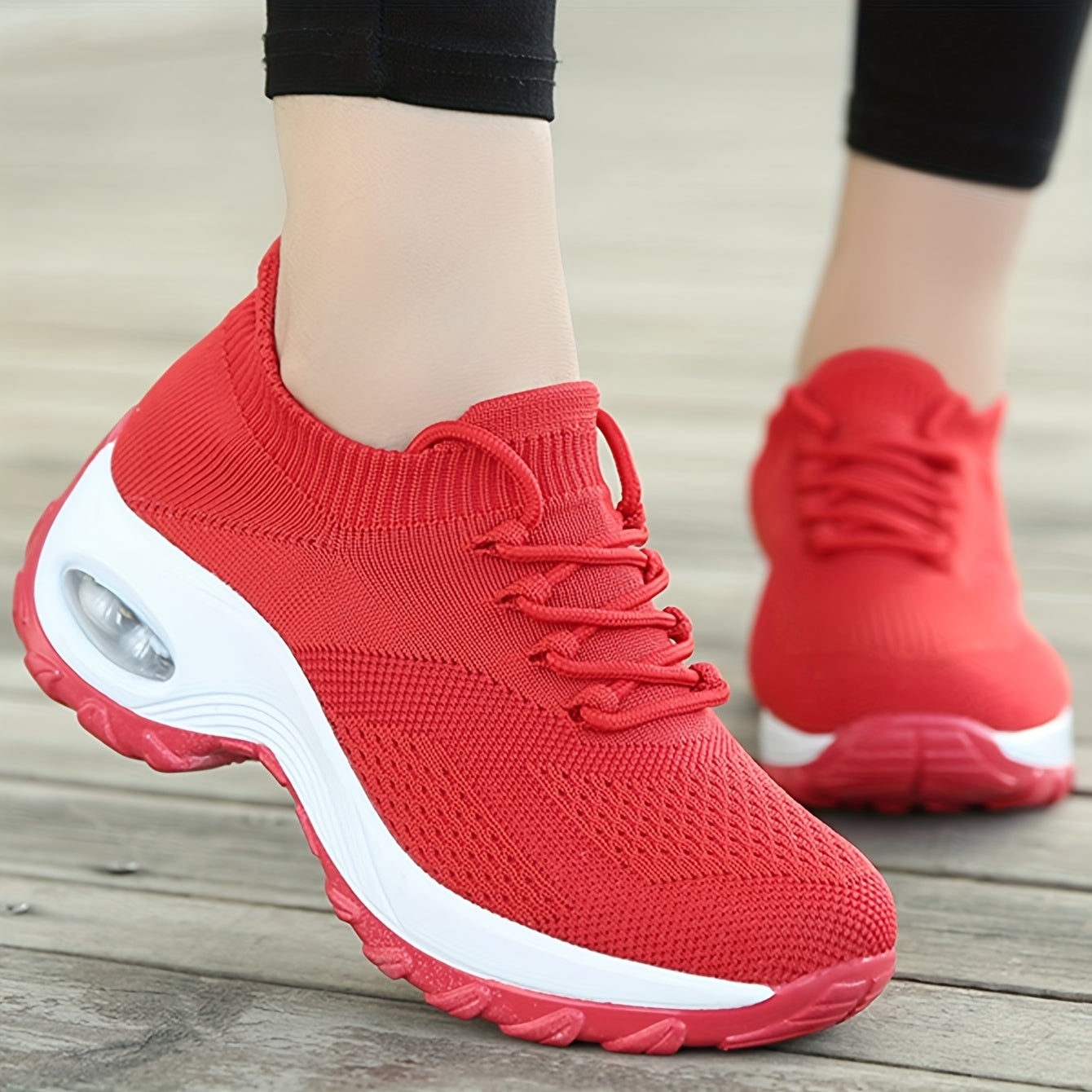 Ayollar uchun kundalik sport poyabzali nafas oladigan yurish sneakerslari