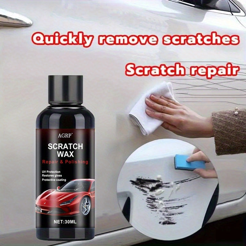 Scratch Repair Wax Kit for Cars, 30ml, UV Protection, Easy Application