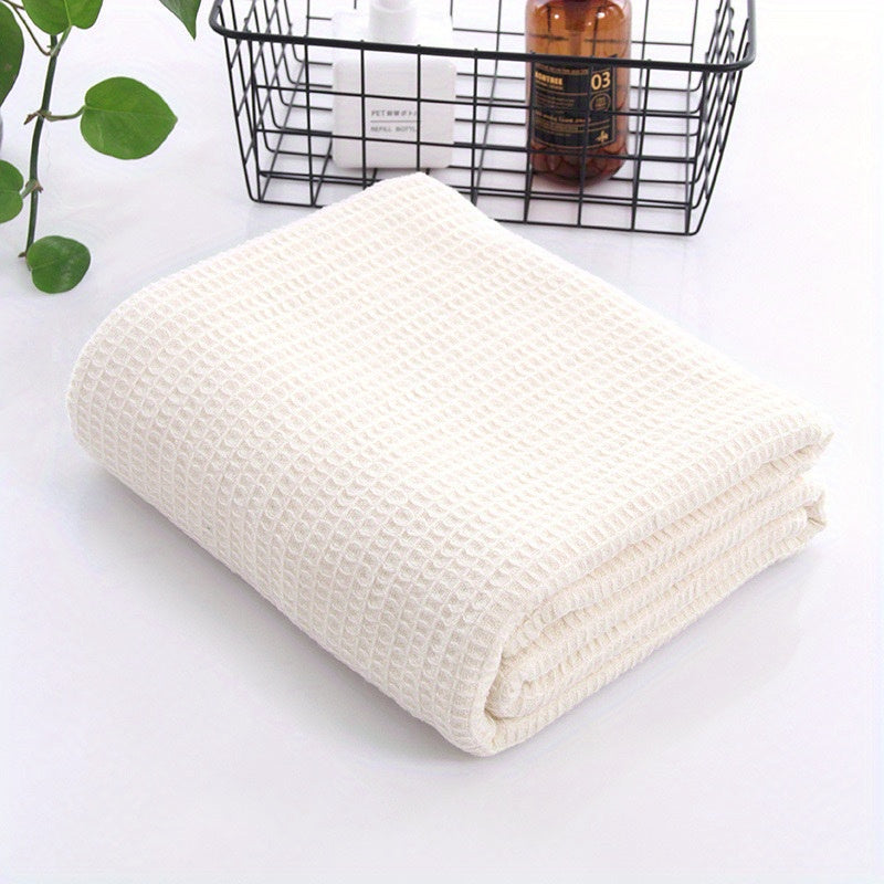 Cozy Waffle Blanket for All Seasons Soft Warm Bed Sofa Office Gift