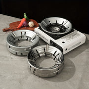 Gas Stove Burner Covers Heat-Resistant Non-Slip Rings for Cooking Fits Flat Round Pans