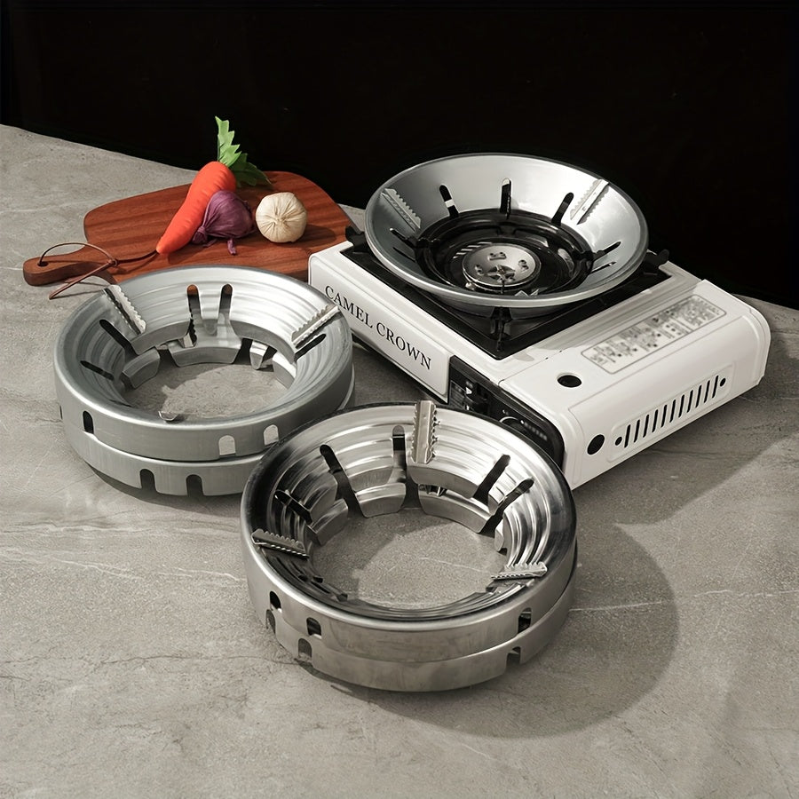 Gas Stove Burner Covers Heat-Resistant Non-Slip Rings for Cooking Fits Flat Round Pans