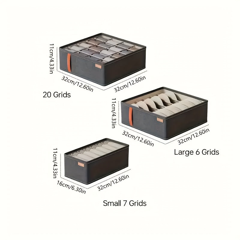 Foldable Fabric Drawer Organizer for Closet Storage Socks and Underwear Box Space-Saving
