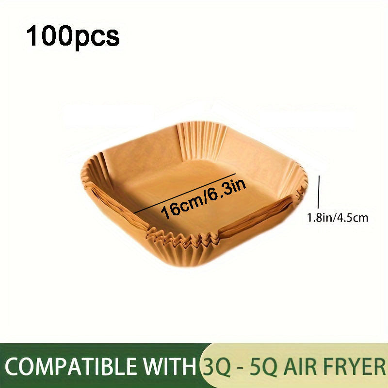 Disposable Air Fryer Liners 16cm 20cm Pack of 30 50 100 Baking Accessories