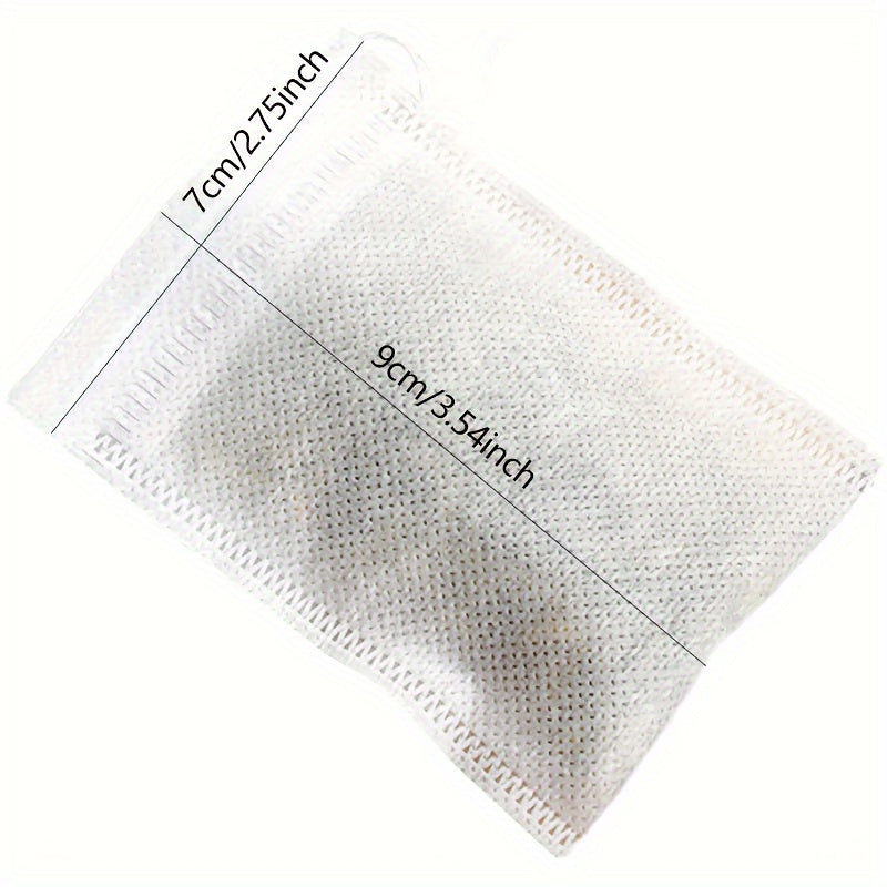 Set of 200 Reusable Transparent Spice and Tea Bags for Cooking and Infusing
