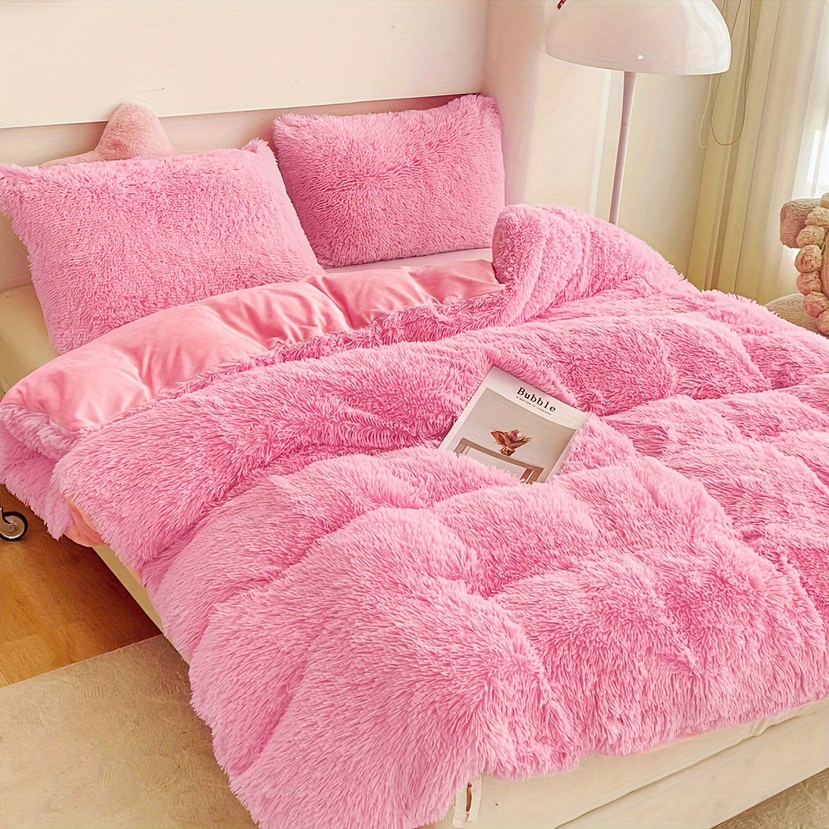 Space Themed Duvet Cover Set with Pillowcases Soft Polyester All-Season Bedding Christmas Gift 3 Pieces