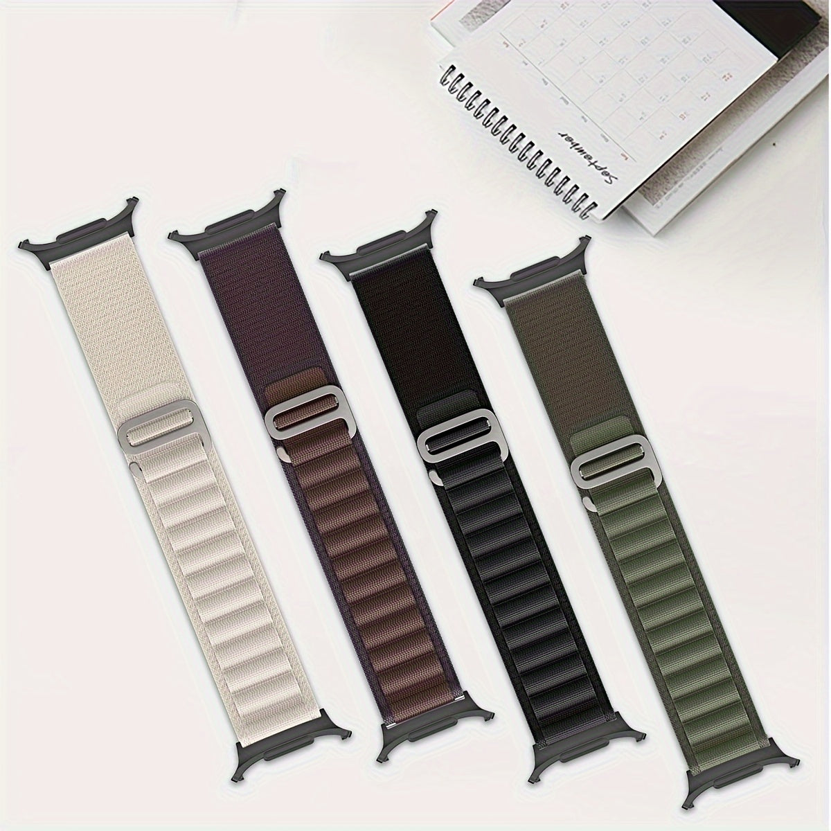 2-Pack Nylon Watch Bands for Galaxy Watch Ultra Water-Resistant Adjustable Straps