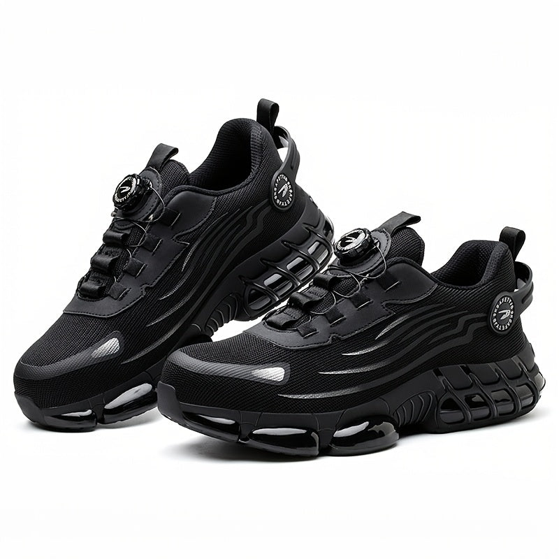 Women’s Steel Toe Work Shoes Breathable Mesh Shock Absorbing Sole