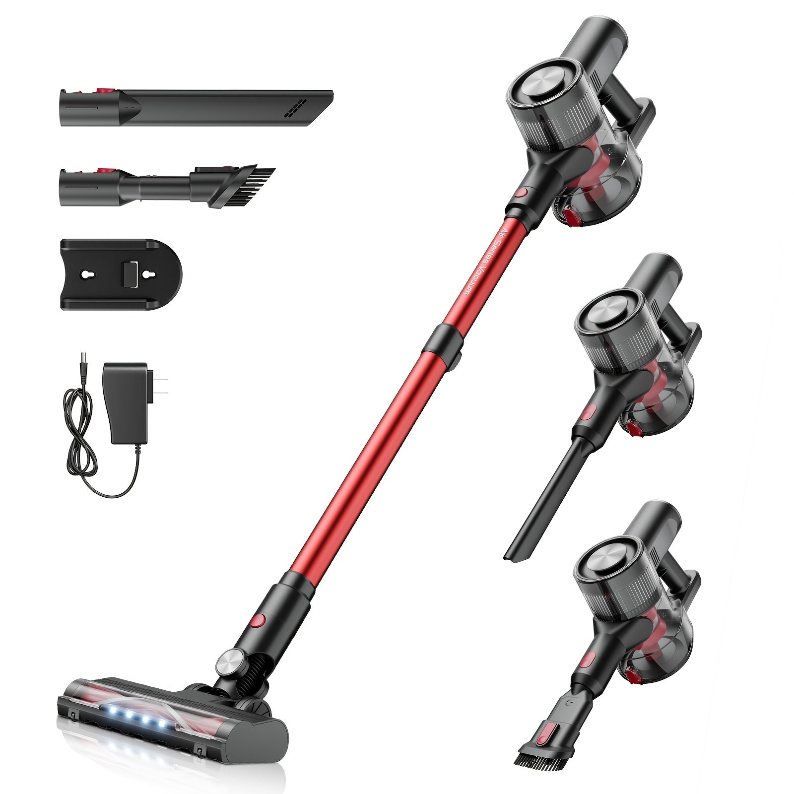 Qisqichli tozalash qurilmasi 200W, shovqinsiz motor, 33KPa kuchli suv olish, 2L chang qopqog'i, 50 minut ishlash vaqti, jim, yengil