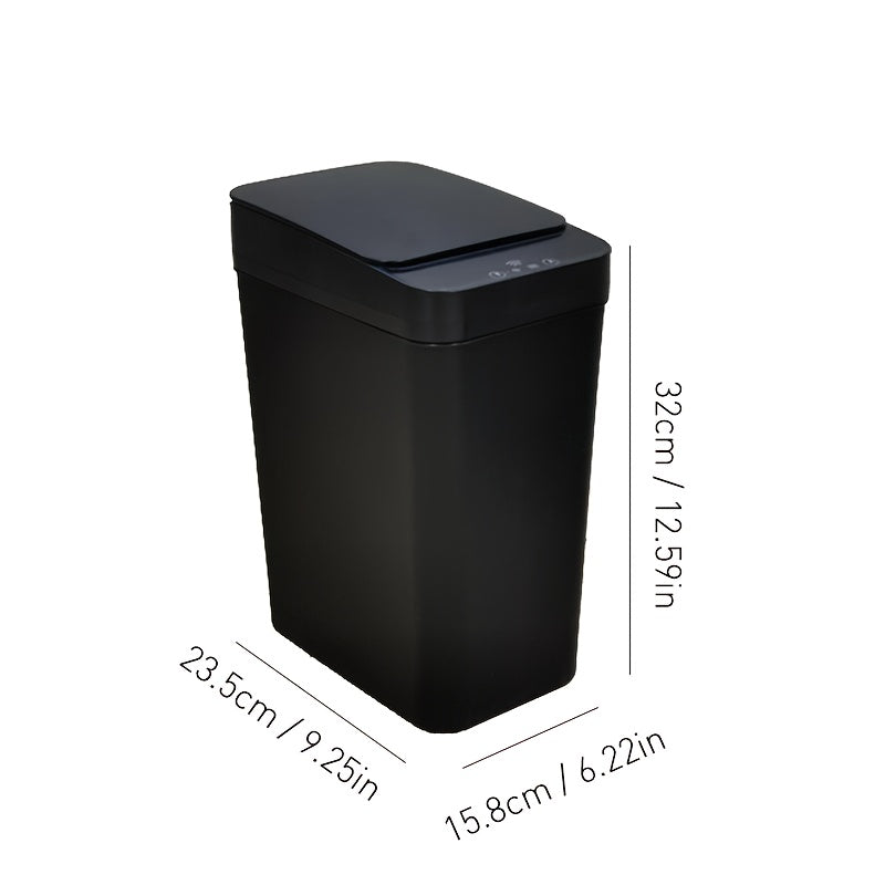 Kick sensing qopqog'iga ega aqlli axlat qutisi, oshxona, hammom va yotoq xonasi uchun ideal.