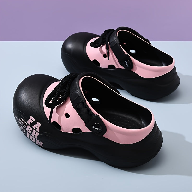 Women's EVA Platform Clogs Breathable Summer Beach Garden Shoes