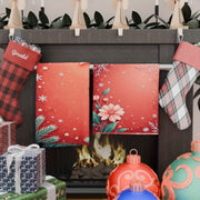 Set of 2 Christmas Kitchen Towels 45.72x66.04cm Snowflake Holiday Decor