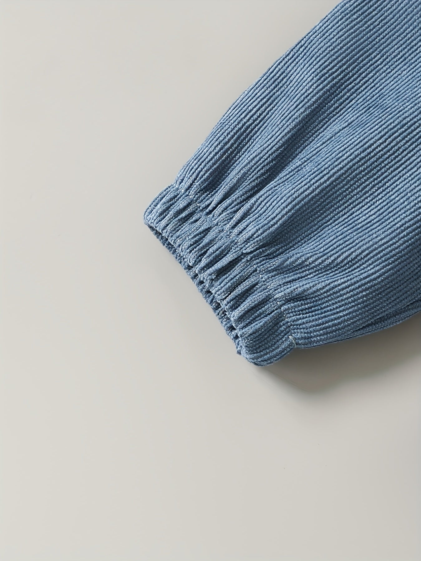 Boys Kids Corduroy Hoodie and Pants Set Brown Beige Fall Winter Casual Machine Washable