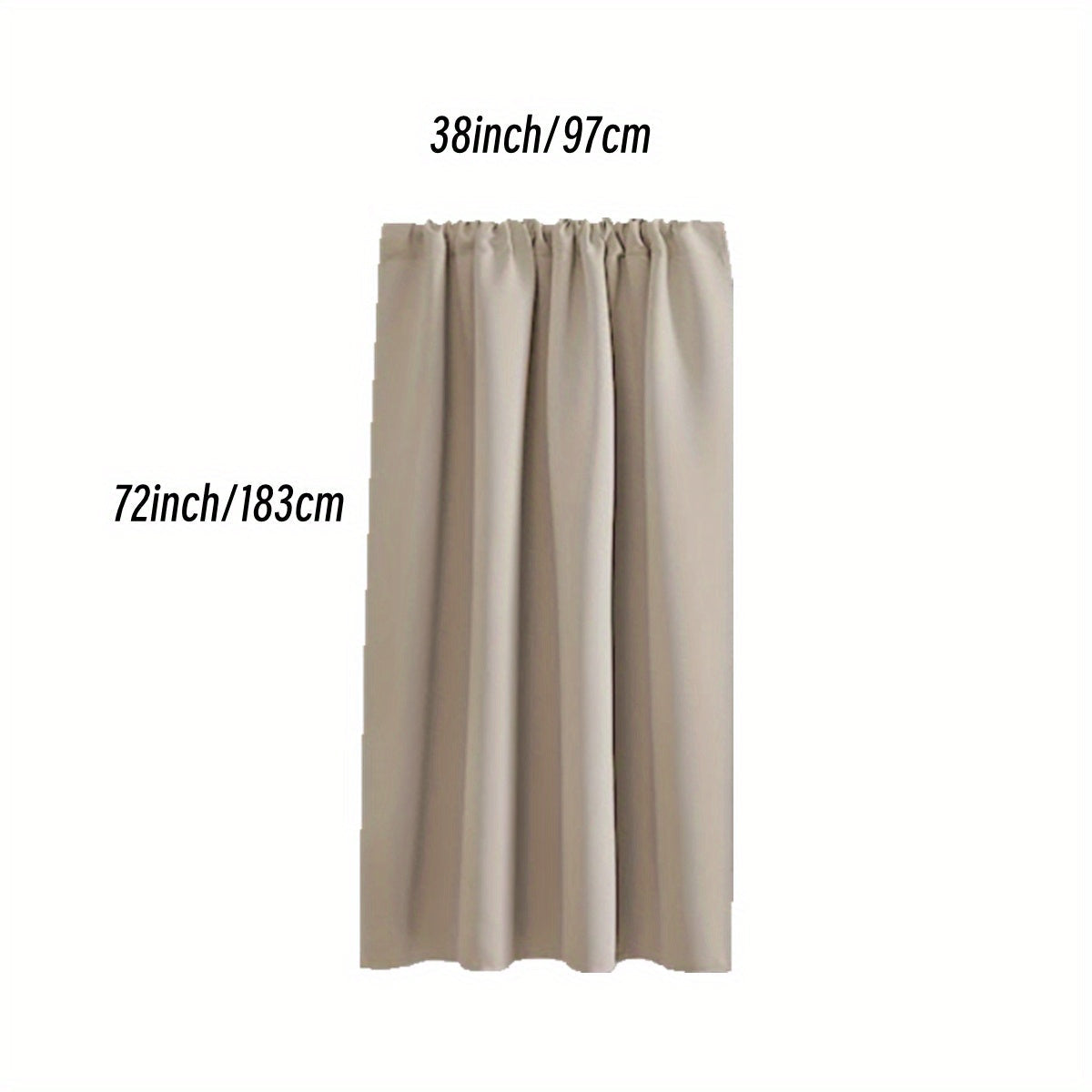 Insulated Blackout Curtains for Bedroom Room Darkening Noise Reduction 1PC