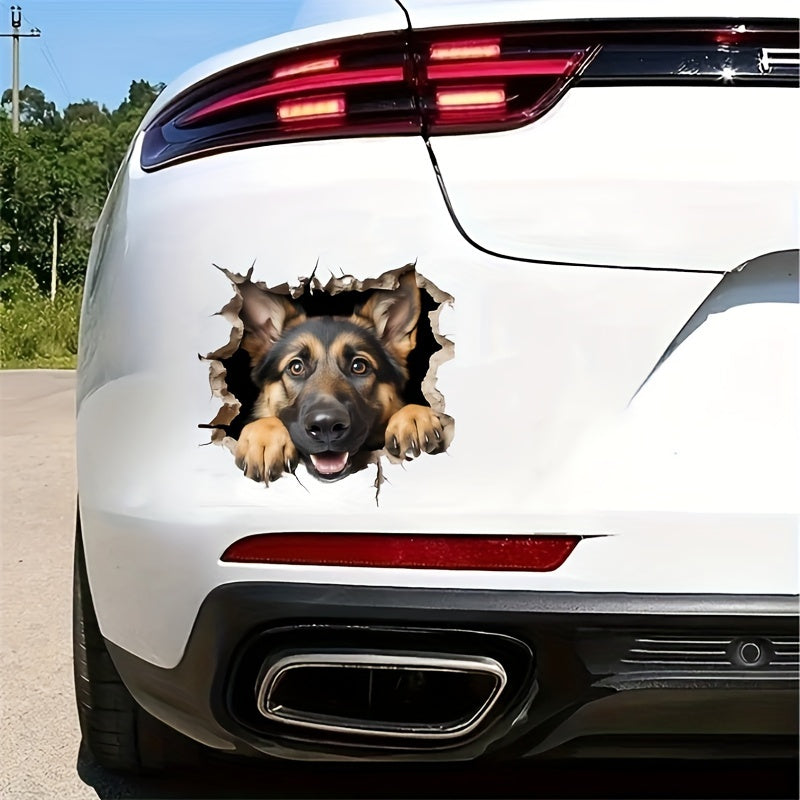 Dog Decal PVC Car Motorcycle Laptop Sticker Durable Pet Design