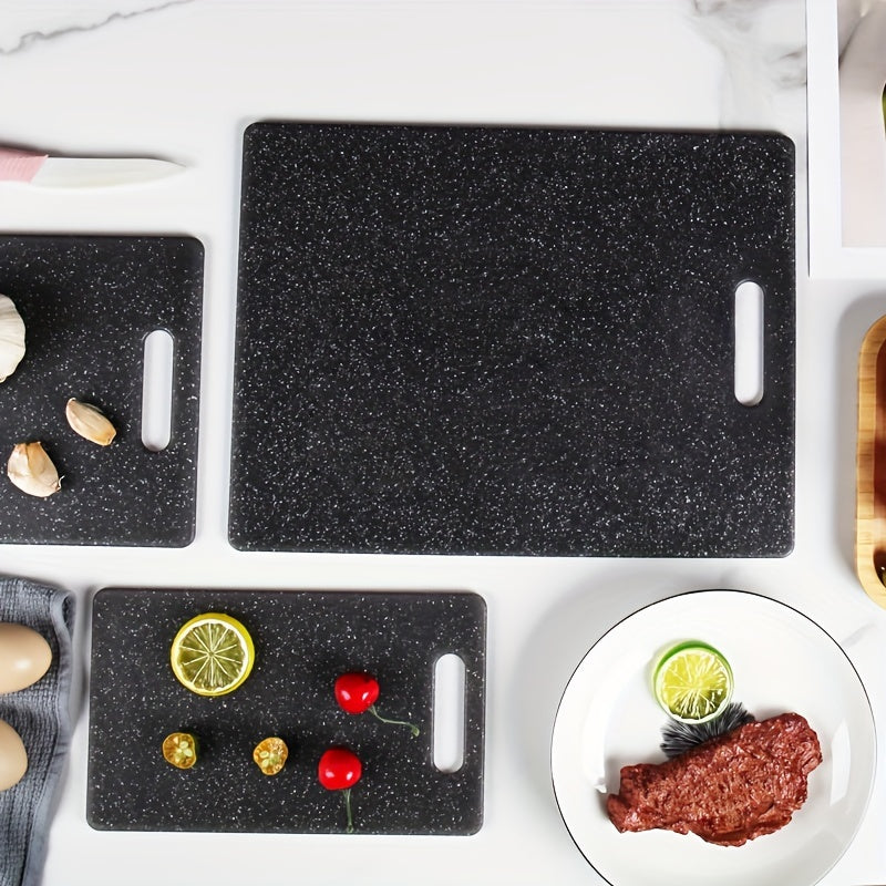 Kitchen Cutting Board Set 1 or 3 Pieces Durable Plastic Food Prep Boards