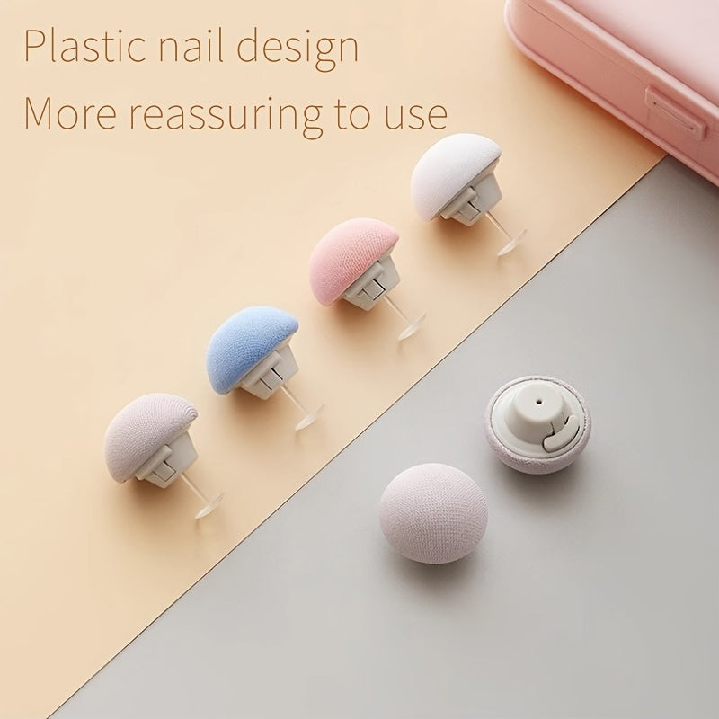 8 ta pushti naylon qopqoq ushlagichlar to'plami - yostiq qoplari, pardalar va uy xavfsizligi uchun qulay va sozlanadigan to'shak varaq ushlagichlari.