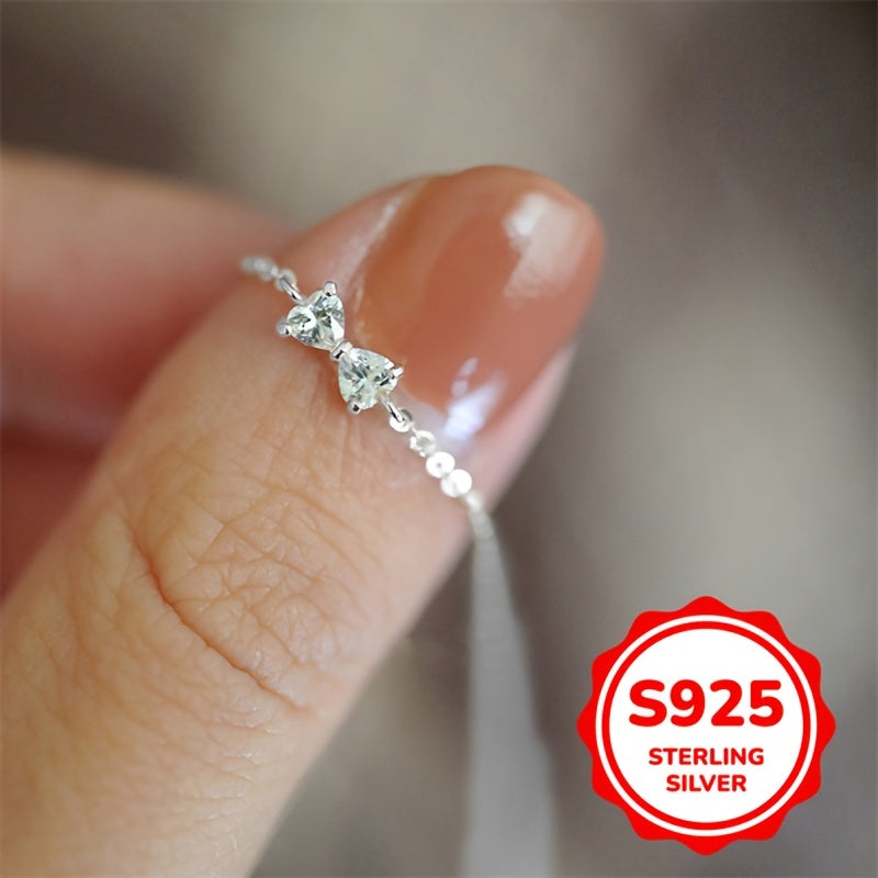 Pulsera de plata 1.5g S925 con diseño de mariposa brillo dorado regalo de San Valentín para novia