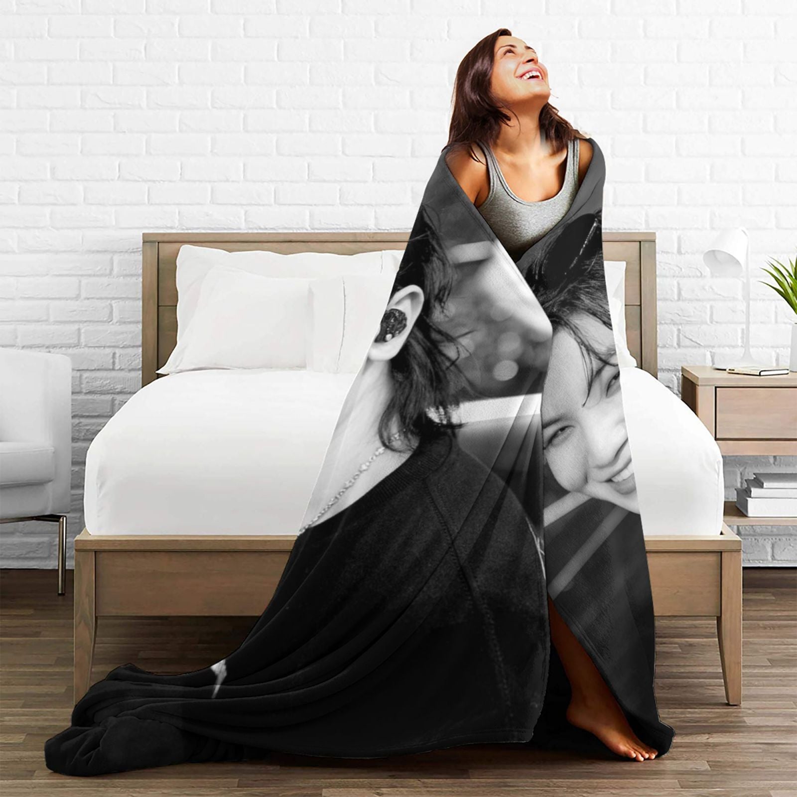 Ayollar uchun yumshoq flanel yostiqchasi, barcha mavsumlar uchun qulay sovgʻa