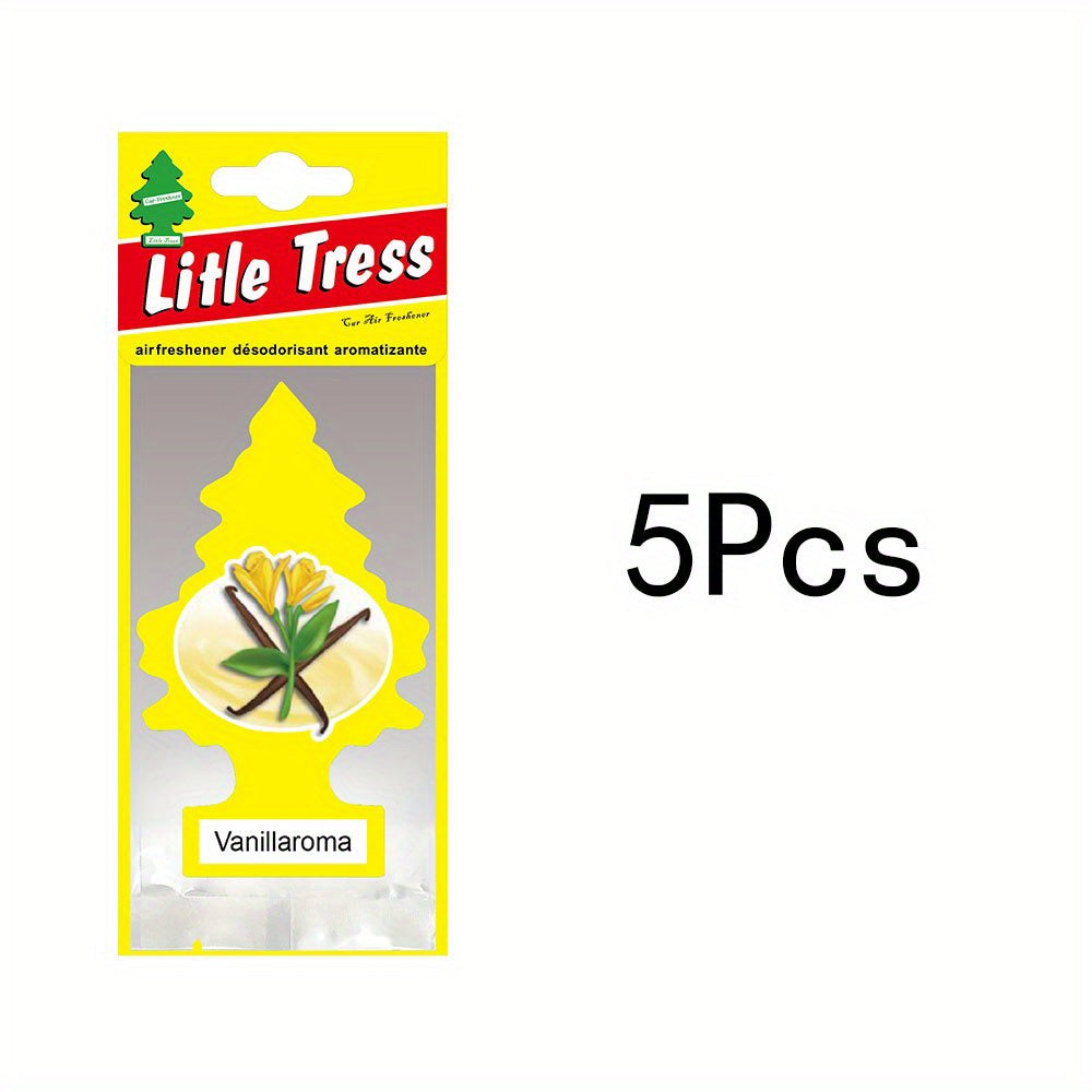 Car Air Freshener Hanging Paper Tree for Home or Vehicle Scented Decor