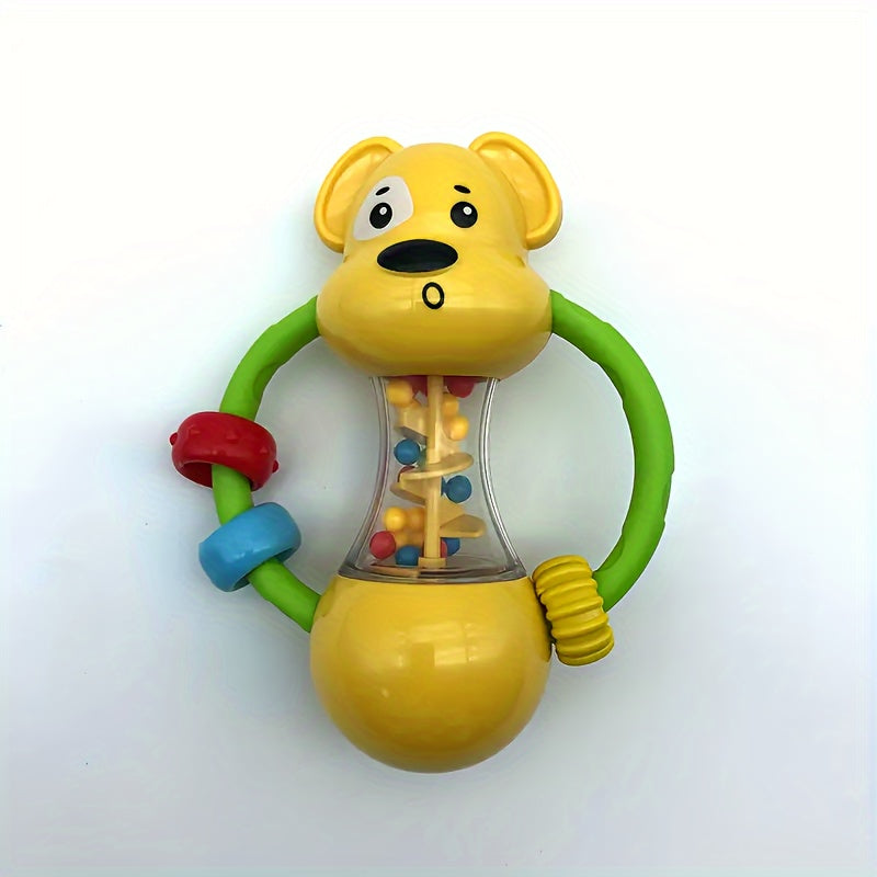 Children's Interactive Vibrating Toy Yellow ABS Handheld Sensory and Grip Strength Tool