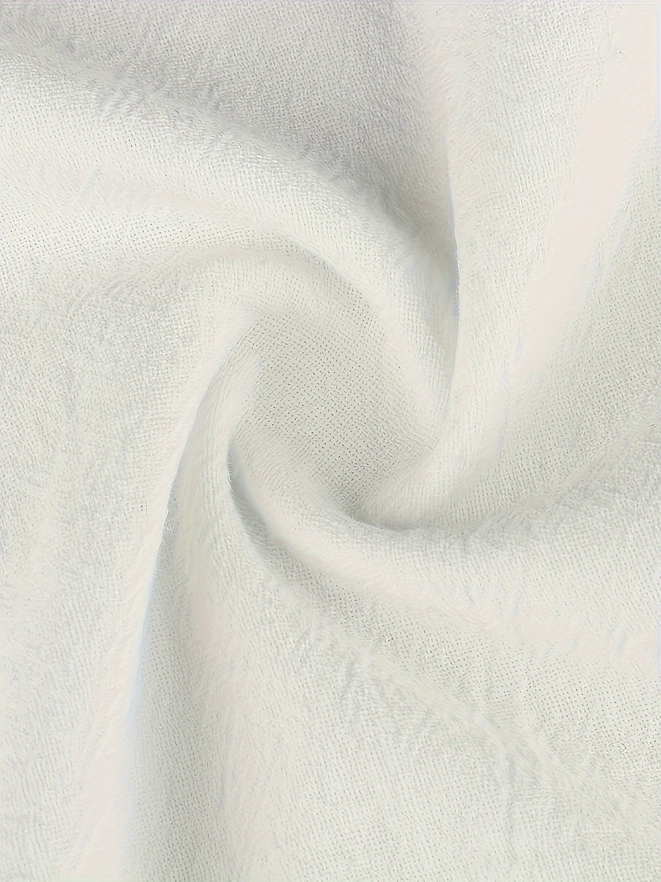 Plus Size Linen Shirt for Women Casual Short Sleeve Floral Woven Crew Neck