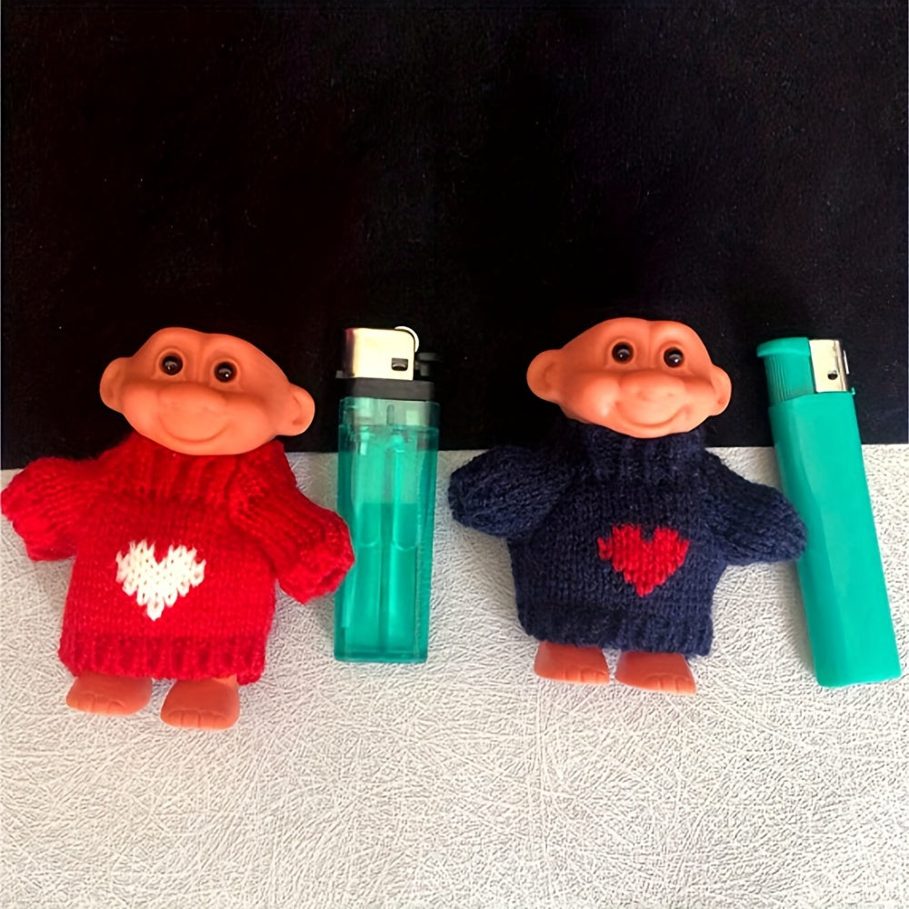 Unisex Silicone Doll Lighter Holder Cute Rubber Bracket with Buckle