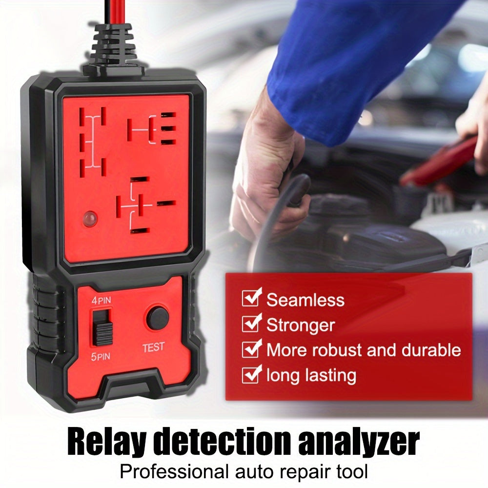 Universal 12V Automotive Relay Tester for Car Battery Check with LED