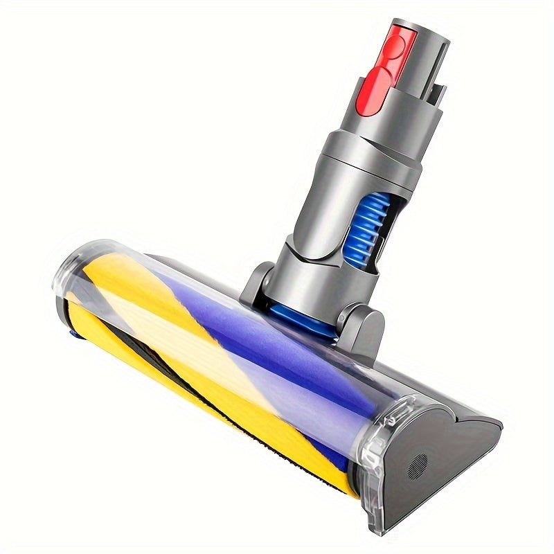 Compatible Vacuum Cleaner Brush Head for Hardwood Floors Red and Blue Bristles