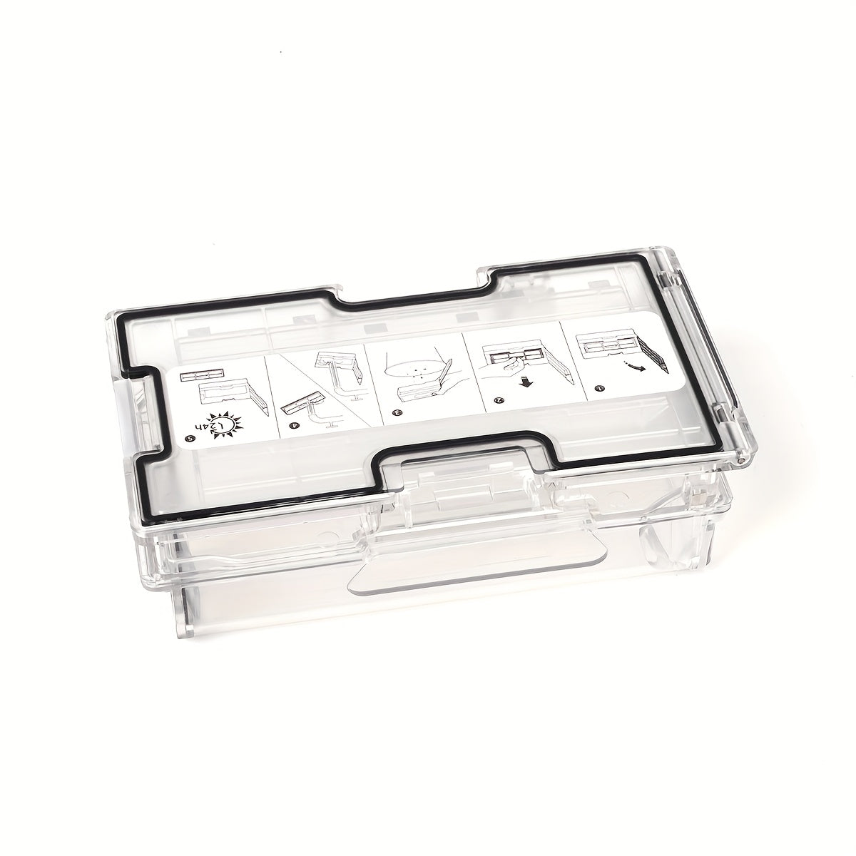 Replacement Dust Collection Box for Roborock S8 S8 Plus S8 Pro Ultra Vacuum Cleaner Plastic Transparent