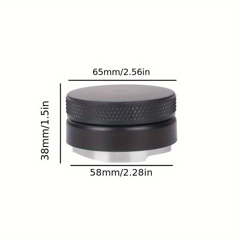 Aluminum Alloy Espresso Tamper Barista Coffee Distribution Tool Adjustable Depth