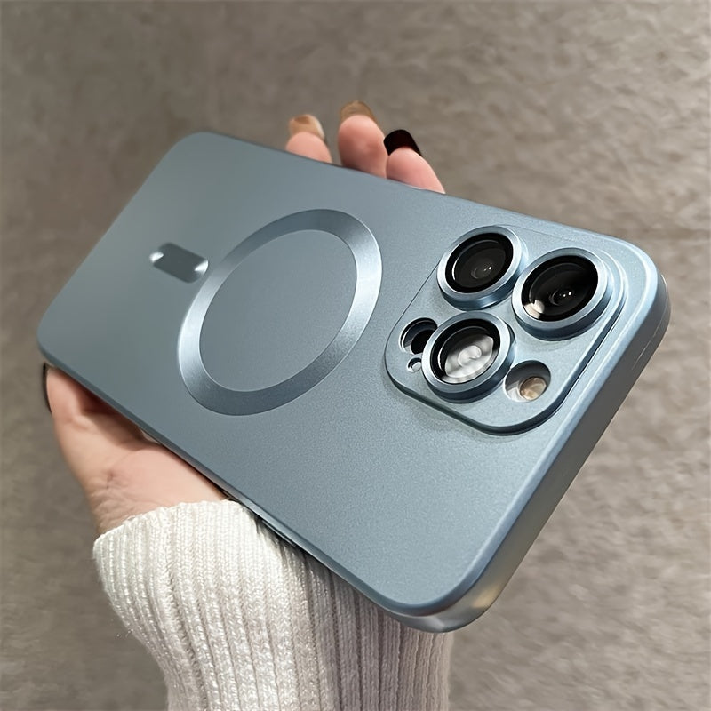 Luxury Matte Soft Phone Case for iPhone 11-15 with Camera Protection and Shockproof TPU