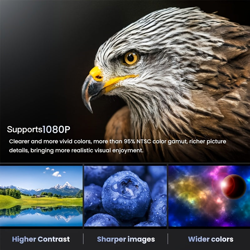 Smart Projector Wireless Portable Entertainment 3 Aspect Ratio 320x240