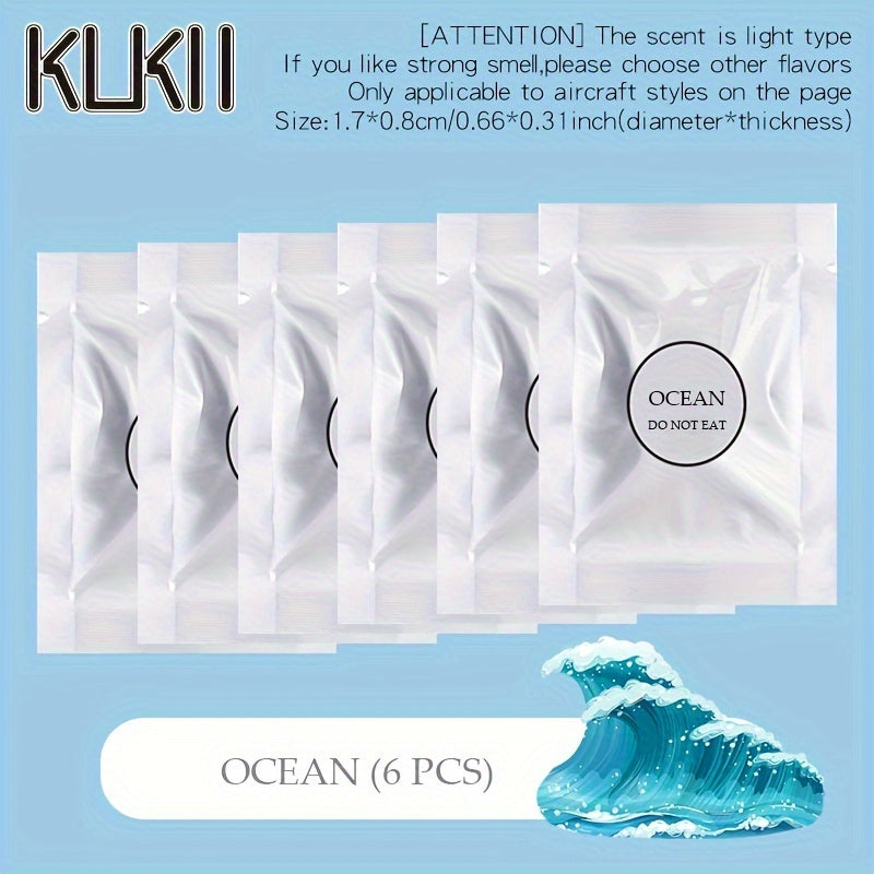 Car Air Freshener Scented Tablets Pack of 6 or 15 for Cars and SUVs