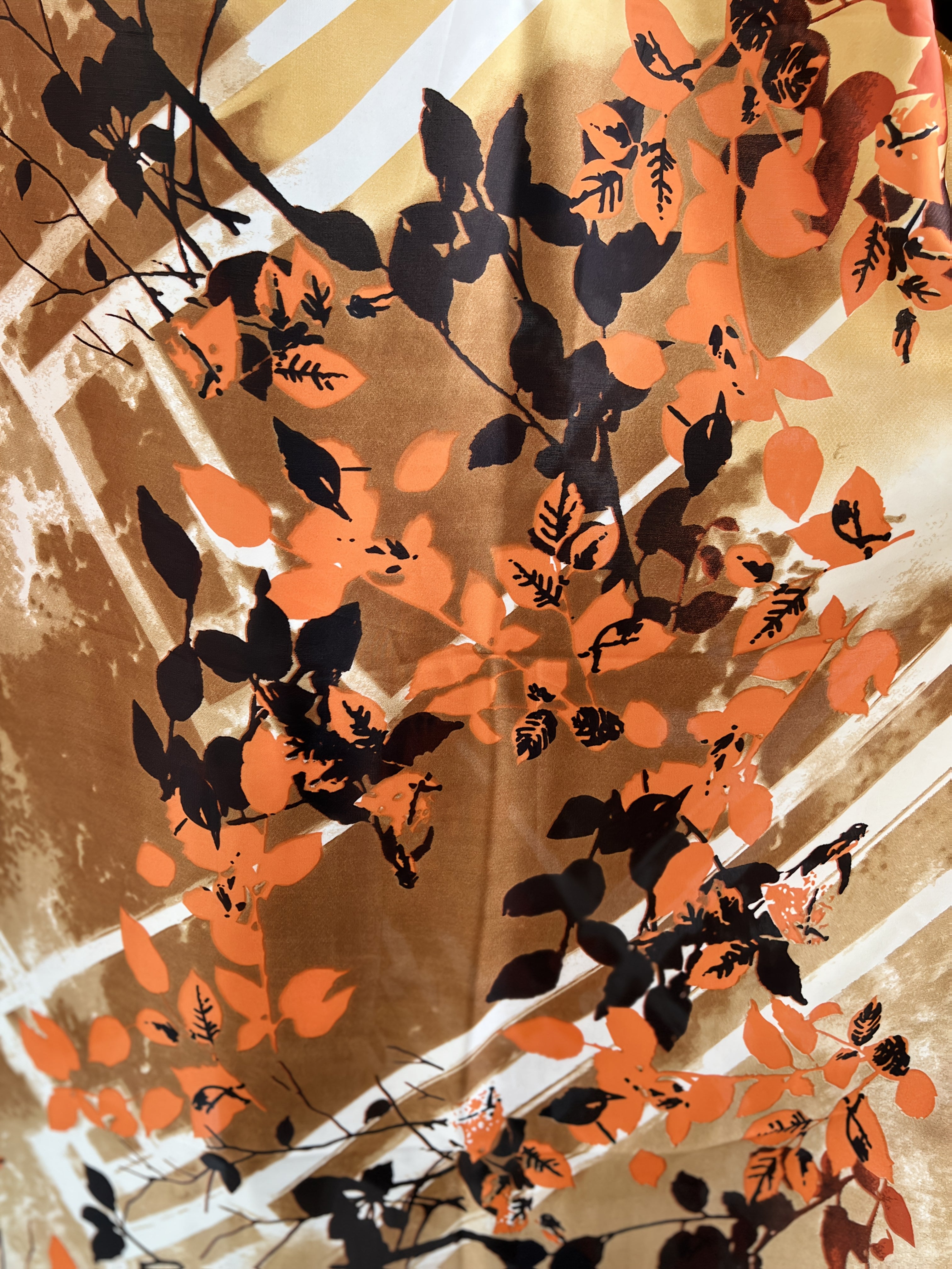 Vestido largo de talla grande para mujer con estampado floral, manga larga, casual y formal