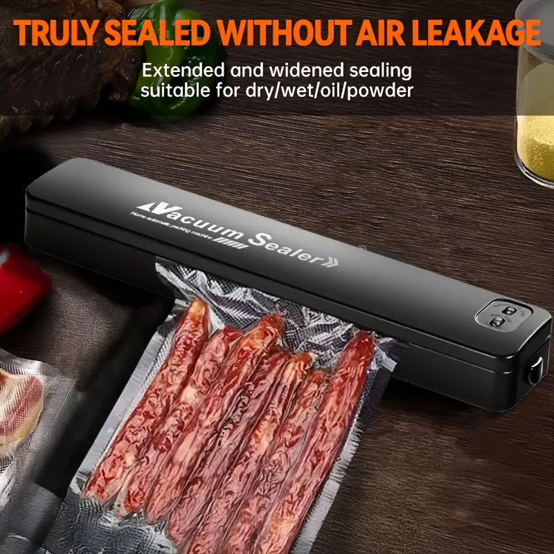 Automatic vacuum sealer with advanced sealing technology, multi-function, ideal for kitchen and picnics