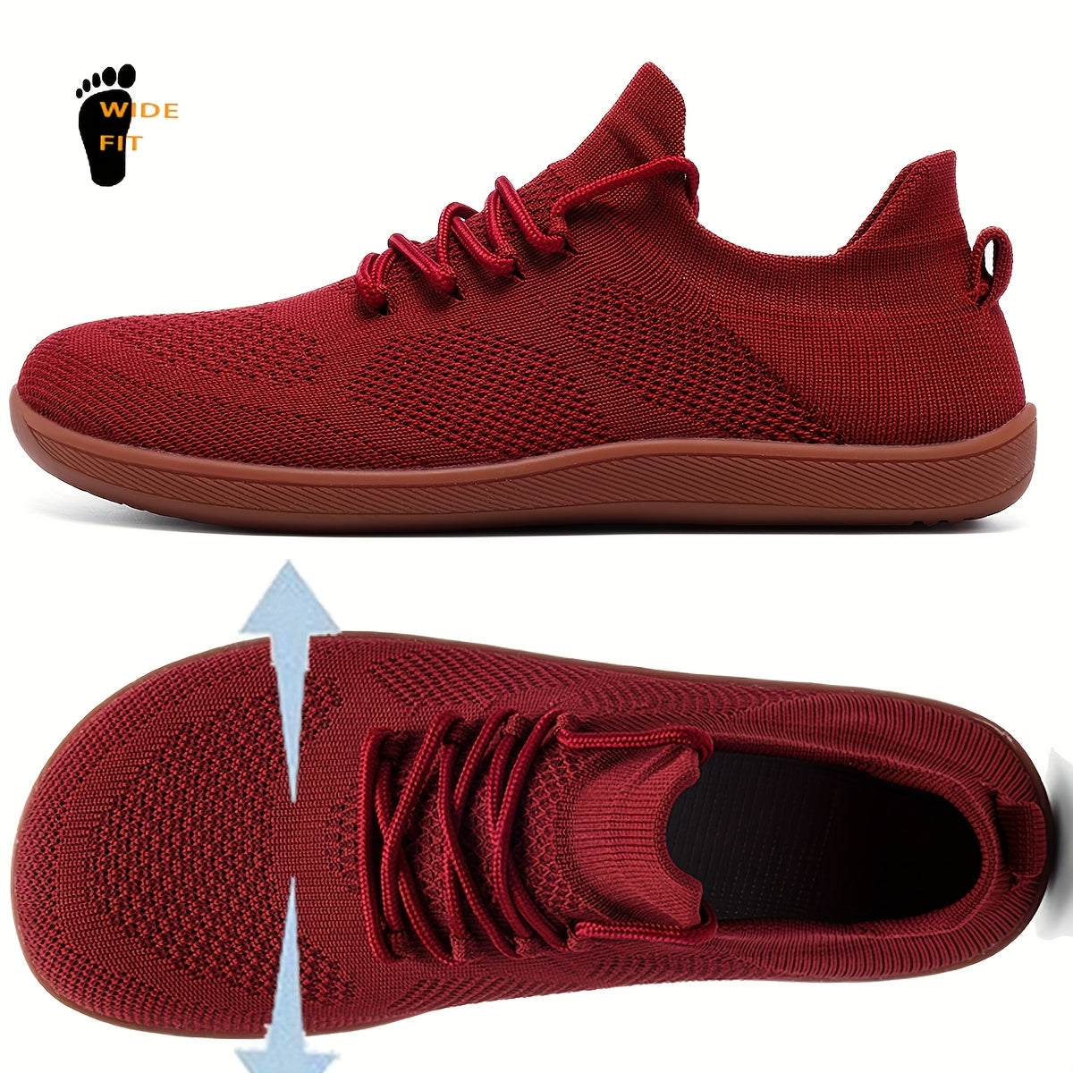 Women's Yellow Slip-On Sneakers Breathable Non-Slip Lightweight Casual Shoes