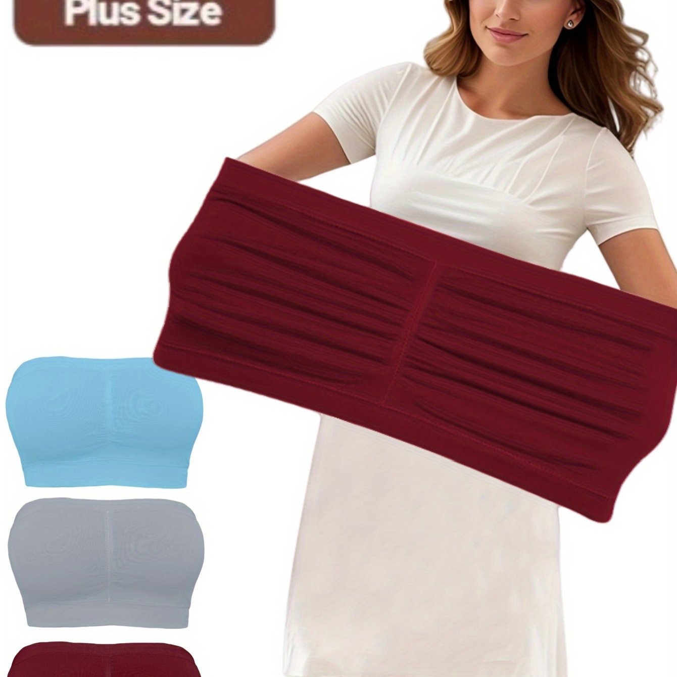 Women's Seamless Wireless No-Pad Sports Bras Breathable Mesh Yoga Workout Pack of 3