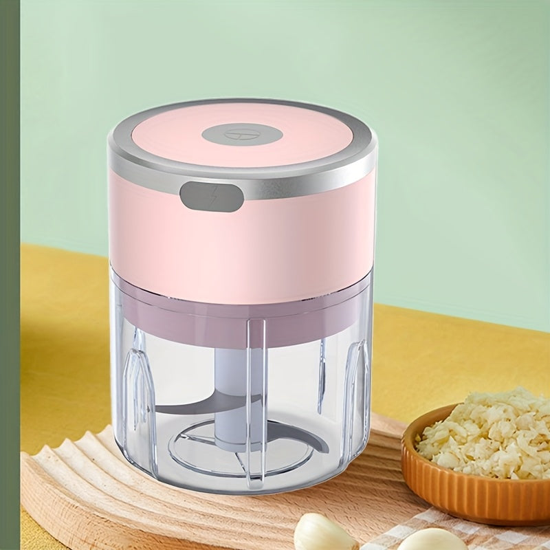 250ml Electric Food Chopper Portable Rechargeable for Purees and Fermented Foods
