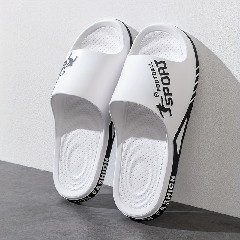 Обувь для мужчин и женщин EVA шлепанцы с мультяшным узором, легко надевающиеся, для дома, улицы и пляжа