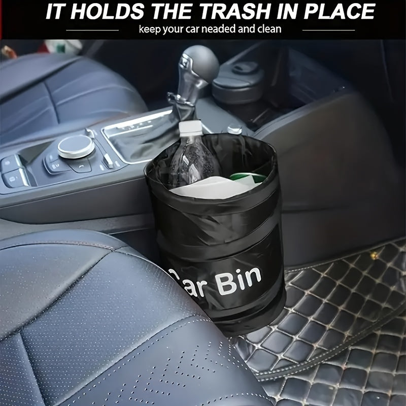 Portable Folding Trash Can for Car Home Office Leakproof Hangable