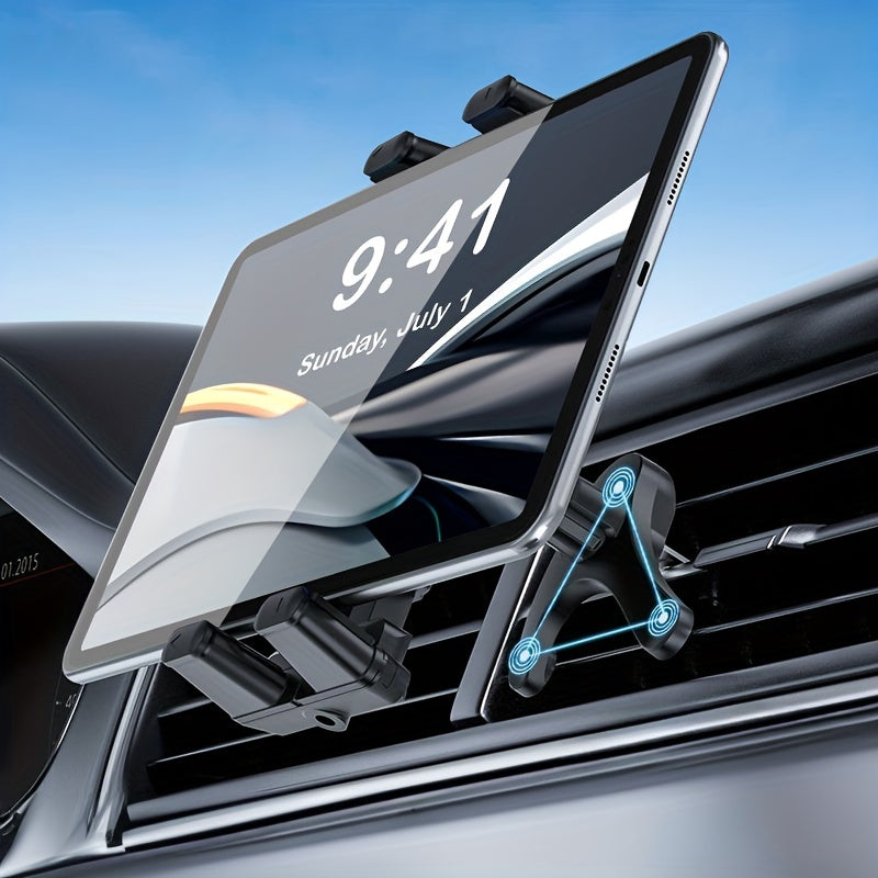 Soporte universal para teléfono y tableta para ventilación de coche, duradero, de ABS, ajustable y giratorio
