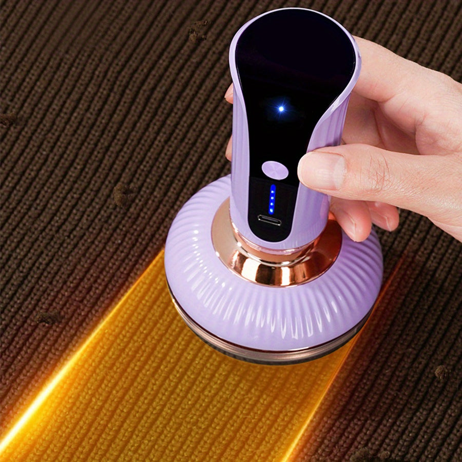 Kiyimlar va mebellar uchun mato tolalarini olib tashlovchi va qirqish uchun USB bilan quvvatlanadigan qurilma
