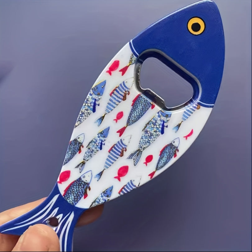 Festive Acrylic Fish Bottle Openers for Christmas Halloween Oktoberfest Kitchen Bar Accessories