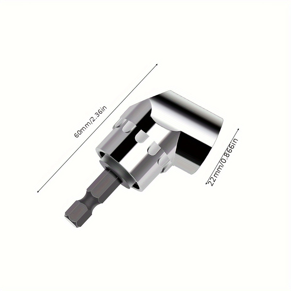 Right Angle Drill Extension 105 Degree Power Screwdriver 1/4 Inch Hex Bit