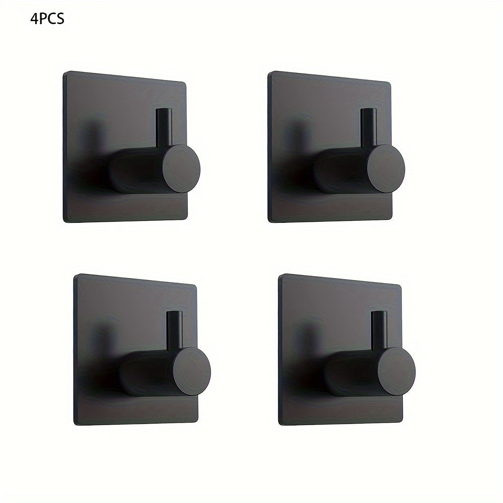Gancho de pared adhesivo de acero inoxidable para toallas y batas