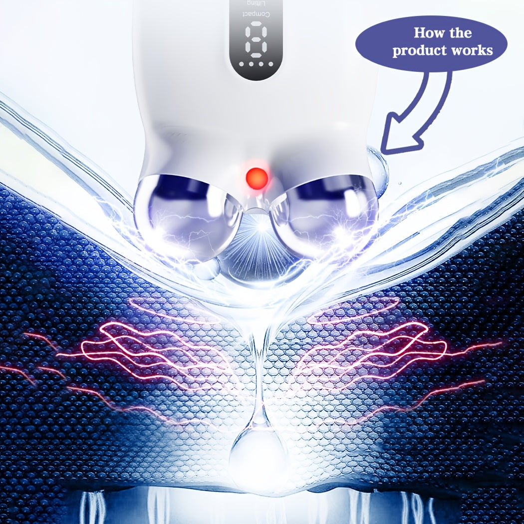 Facial and Neck Massager with 3 Modes 9 Intensity Levels Rechargeable Lithium Battery