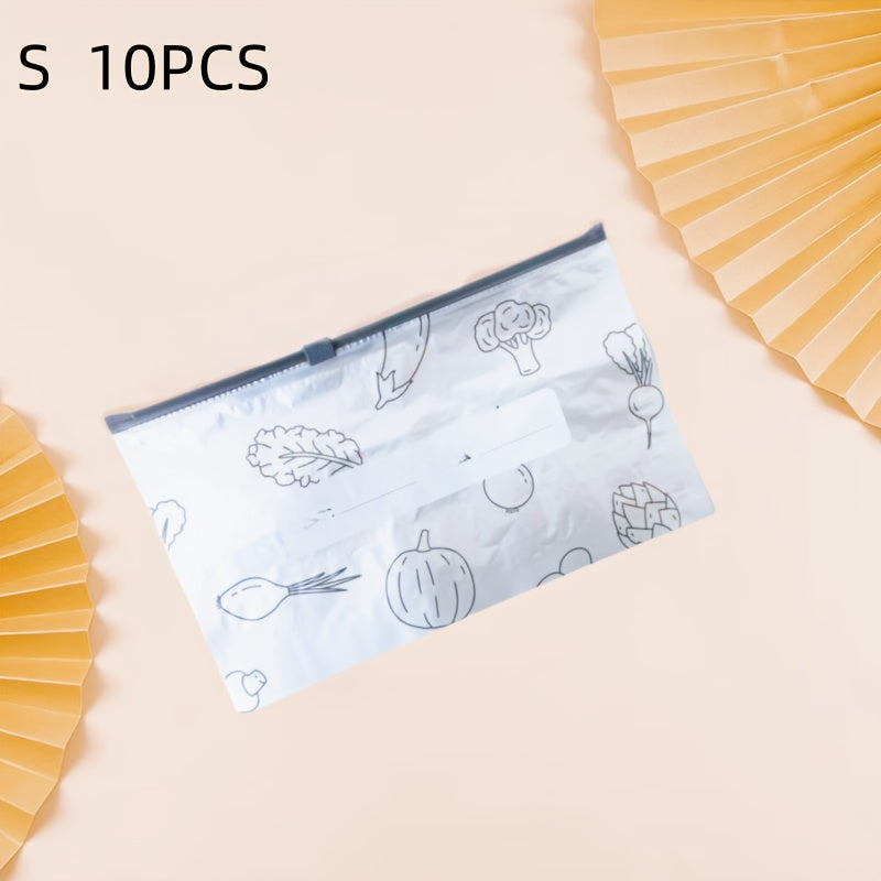 Vacuum Sealer Bags Pack of 10 Food-Grade Aluminum Foil Ziplock Storage Pouches