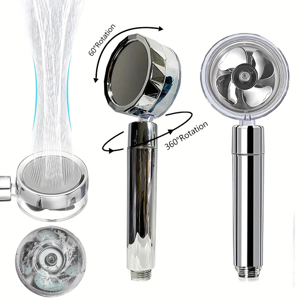 Turbocharged Shower Head with Mist Function Plastic Water-Saving Bathroom Fixture